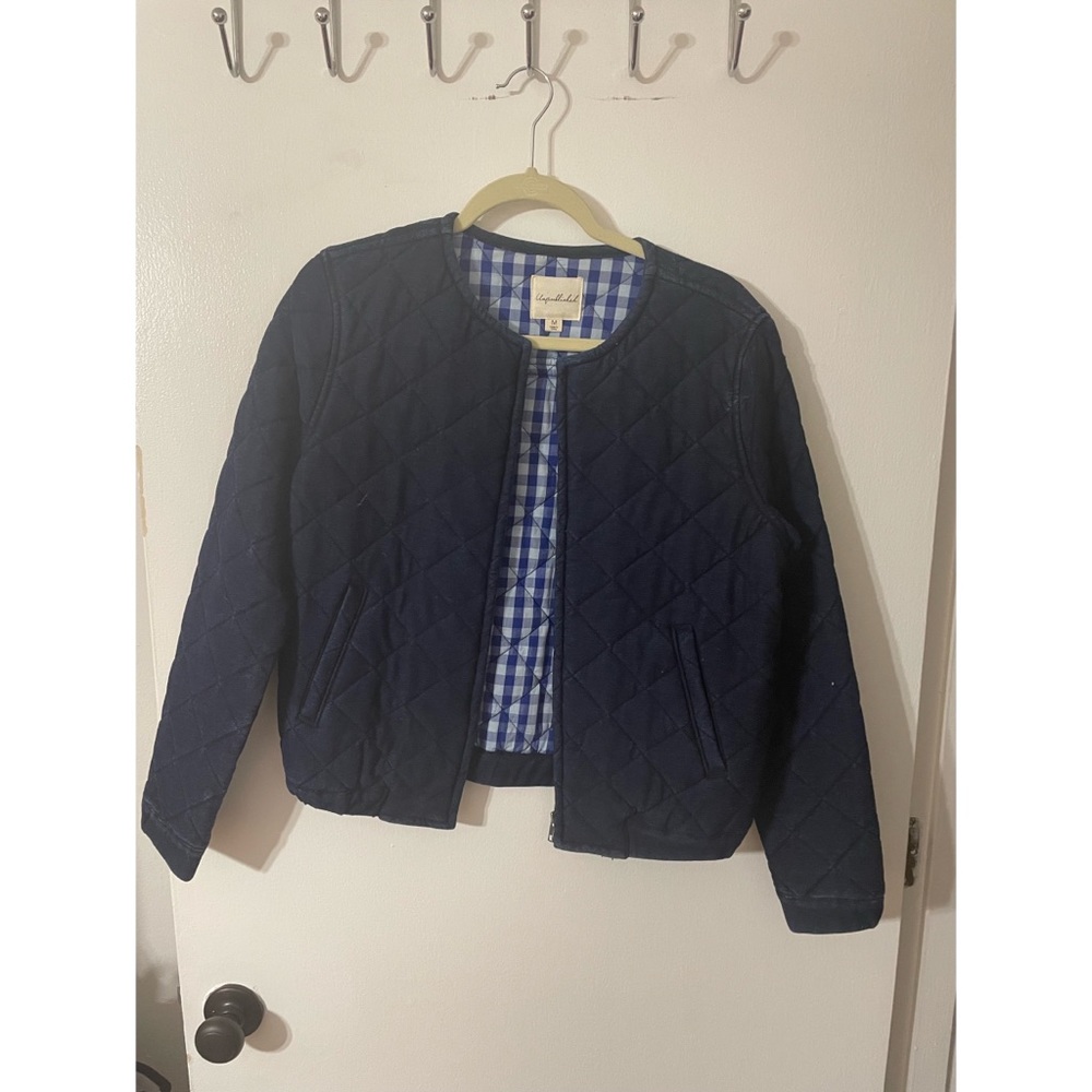 Unpublished Blue Quilted Jacket